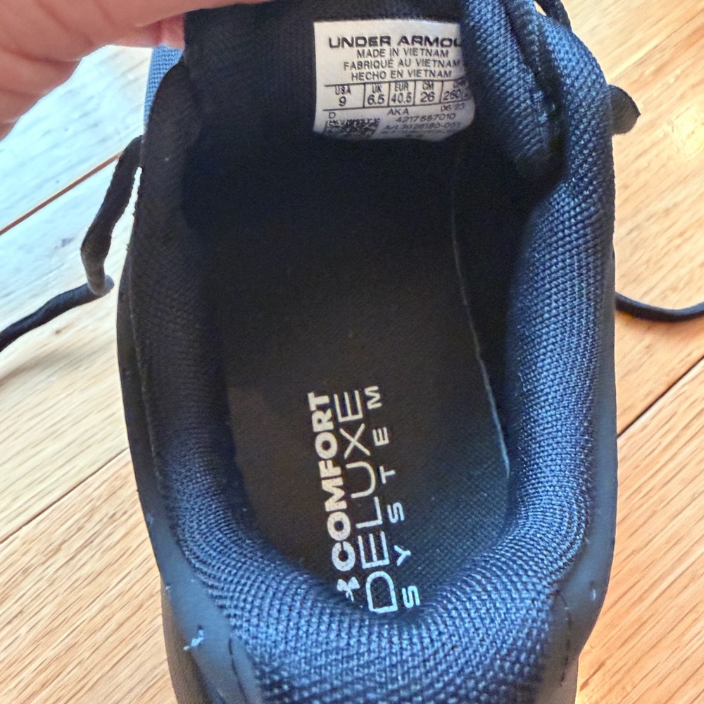 Under Armour Women’s Black / White Athletic Sneakers - Picture 5 of 8